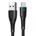 Cablu pentru incarcare si transfer de date Joyroom SA32-AC3, USB/USB-C, 3A, 1m, Negru 6 - lerato.ro