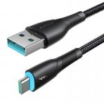 Cablu pentru incarcare si transfer de date Joyroom SA32-AC3, USB/USB-C, 3A, 1m, Negru 5 - lerato.ro