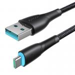Cablu pentru incarcare si transfer de date Joyroom SA32-AC6, USB/USB-C, 100W, 1m, Negru 3 - lerato.ro