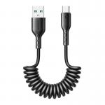 Cablu pentru incarcare si transfer de date Joyroom SA38-AC3, USB/USB-C, 3A, 1.5m, Negru 2 - lerato.ro