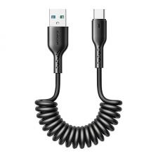 Cablu pentru incarcare si transfer de date Joyroom SA38-AC3, USB/USB-C, 3A, 1.5m, Negru