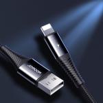 Cablu pentru incarcare si transfer de date Joyroom 3 in 1 S-1230G4, USB Type-C/Lightning/Micro-USB, 1.2m, Negru
