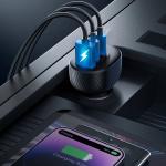 Incarcator auto Joyroom JR-CCD04, USB si 2x USB-C, 30W, Negru 12 - lerato.ro