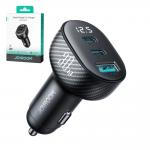 Incarcator auto Joyroom JR-CCD04, USB si 2x USB-C, 30W, Negru 5 - lerato.ro