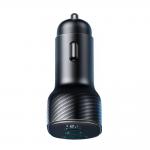 Incarcator auto Joyroom JR-CCD04, USB si 2x USB-C, 30W, Negru 4 - lerato.ro