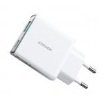 Incarcator retea Joyroom JR-TCF14, USB/USB-C, 20W, Alb 10 - lerato.ro