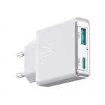 Incarcator retea Joyroom JR-TCF14, USB/USB-C, 20W, Alb 9 - lerato.ro