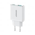 Incarcator retea Joyroom JR-TCF14, USB/USB-C, 20W, Alb 5 - lerato.ro