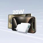 Incarcator retea Joyroom JR-TCF14, USB/USB-C, 20W, Alb 4 - lerato.ro
