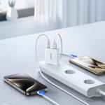 Incarcator retea Joyroom JR-TCF14, USB/USB-C, 20W, Alb 3 - lerato.ro