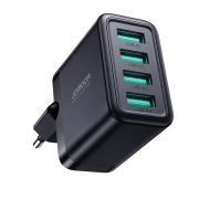 Incarcator retea Joyroom JR-TCN03, 4x USB, 24W, 4.8A, Negru