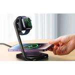 Statie de incarcare 2 in 1 Joyroom JR-WQN05 Magnetic, Wireless Charge 15W, Negru 3 - lerato.ro