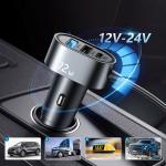 Incarcator auto Joyroom JR-CL05, 3 Porturi USB si 2 Porturi USB-C, 72W, Negru 15 - lerato.ro