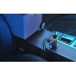 Incarcator auto Joyroom JR-CL21, 1xUSB, 2x USB-C, slot bricheta auto, 150W, 3A, PD QC, iluminat LED, Negru 4 - lerato.ro
