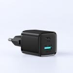 Incarcator retea Joyroom L-QP207, USB/USB-C, Quick Charge 3.0, 20W, Negru 8 - lerato.ro