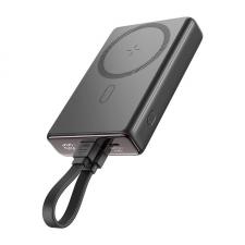 Baterie externa Joyroom JR-PBM01, 10000 mAh, USB-C/Lightning, PD 20W, Wireless 15W, Negru