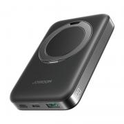 Baterie externa cu suport Joyroom JR-PBM12, 10000mAh, PD 22.5W, Wireless 15W, Negru
