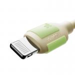 Cablu pentru incarcare si transfer date Joyroom S-A53, USB-C/Lightning, 30W, Fast Charging, 2m, Bej 4 - lerato.ro