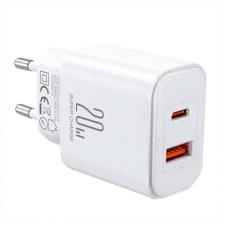 Incarcator retea Flash Joyroom JR-TCF05, 1xUSB-A, 1xUSB-C, 20W, Alb