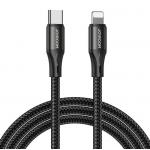 Cablu pentru incarcare si transfer de date Joyroom S-1024N1-PD, USB-C/Lightning, 20W, 1m, Negru 2 - lerato.ro