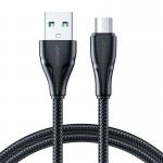 Cablu pentru incarcare si transfer de date Joyroom S-UM018A11, USB/Micro USB, 2.4A, 2m, Negru 2 - lerato.ro