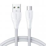 Cablu pentru incarcare si transfer de date Joyroom S-UM018A11, USB/Micro USB, 2.4A, 2m, Alb 2 - lerato.ro