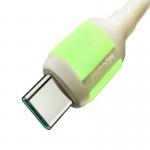 Cablu pentru incarcare si transfer de date Joyroom S-A53, USB-C la USB-C, 60W, 1.2 m, 480 Mbps, Bej 3 - lerato.ro