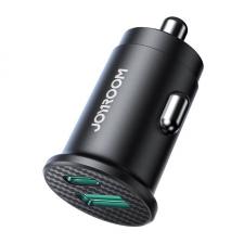 Incarcator auto Joyroom JR-CCN16 Mini, 1xUSB-A, 1xUSB-C, 15W, Negru