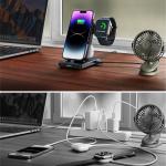 Statie de incarcare 4 in 1 Joyroom JR-WQS02, 7.5 / 5 / 2.5W, 2x Lightnigh, 1x USB-A, Pliabila, Negru 16 - lerato.ro