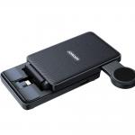 Statie de incarcare 4 in 1 Joyroom JR-WQS02, 7.5 / 5 / 2.5W, 2x Lightnigh, 1x USB-A, Pliabila, Negru 6 - lerato.ro