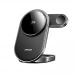 Incarcator Wireless Joyroom JR-W17 Qi 3in1, 15W, 3A, 3 zone incarcare, USB-C, Negru 2 - lerato.ro