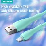 Cablu pentru incarcare si transfer de date Joyroom S-2030M8, USB-A la MicroUSB, 3A, 2m, Verde 3 - lerato.ro