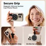 Suport universal pentru telefon cu ventuze Joyroom JR-ZS393, Compatibil Magsafe, Compatibilitate telefon: 4.7–7 inch, Negru 11 - lerato.ro