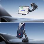 Suport auto Joyroom JR-OK6, Windshield Mount, Rotire 360 grade, Negru 13 - lerato.ro