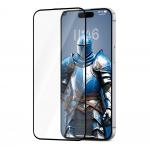 Folie protectie sticla securizata Joyroom Corning Eyecare compatibila cu iPhone 15 / 16, Negru 2 - lerato.ro