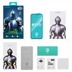 Folie protectie sticla securizata Joyroom Corning Eyecare compatibila cu iPhone 15 Plus / 16 Plus, Negru 4 - lerato.ro