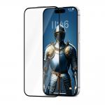 Folie protectie sticla securizata Joyroom JR-MAR0317 Anti-Reflective compatibila cu iPhone 15 Plus / 16 Plus, Negru 2 - lerato.ro