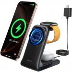 Statie de incarcare 3 in 1 Joyroom JR-W15, Wireless Charging, 15W, Negru 3 - lerato.ro