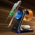 Statie de incarcare 3 in 1 Joyroom JR-W15, Wireless Charging, 15W, Negru 12 - lerato.ro