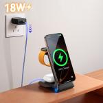 Statie de incarcare 3 in 1 Joyroom JR-W15, Wireless Charging, 15W, Negru 10 - lerato.ro