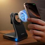 Statie de incarcare 3 in 1 Joyroom JR-W15, Wireless Charging, 15W, Negru 11 - lerato.ro