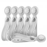 Organizator cabluri Joyroom JR-ZS422, Silicone Headband, Magnetic, Set de 6 bucati, Alb 3 - lerato.ro