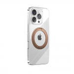 Carcasa Joyroom Ultra-Thin cu MagSafe compatibila cu iPhone 16 Pro, Gold 2 - lerato.ro