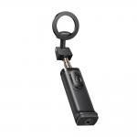 Selfie stick Joyroom JR-ZS509 cu MagSafe, Rotire 360 grade, Telecomanda Bluetooth, Lungime maxima 40cm, Negru 2 - lerato.ro