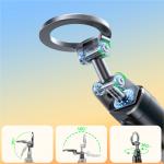 Selfie stick Joyroom JR-ZS509 cu MagSafe, Rotire 360 grade, Telecomanda Bluetooth, Lungime maxima 40cm, Negru 7 - lerato.ro