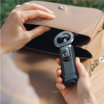 Selfie stick Joyroom JR-ZS509 cu MagSafe, Rotire 360 grade, Telecomanda Bluetooth, Lungime maxima 40cm, Negru 9 - lerato.ro