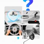 Suport auto pentru ochelari Joyroom JR-ZS511, Clema fixare magnetica, Negru 6 - lerato.ro