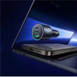 Incarcator auto Joyroom JR-CCN07, 2x USB-C, 1xUSB-A, 100W, Dark Gray 7 - lerato.ro