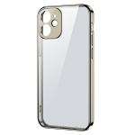 Carcasa Joyroom New Beauty Series compatibila cu iPhone 12 Pro, Clear / Gold 2 - lerato.ro
