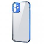 Carcasa Joyroom New Beauty Series compatibila cu iPhone 12 Pro Max, Clear / Dark Blue 2 - lerato.ro